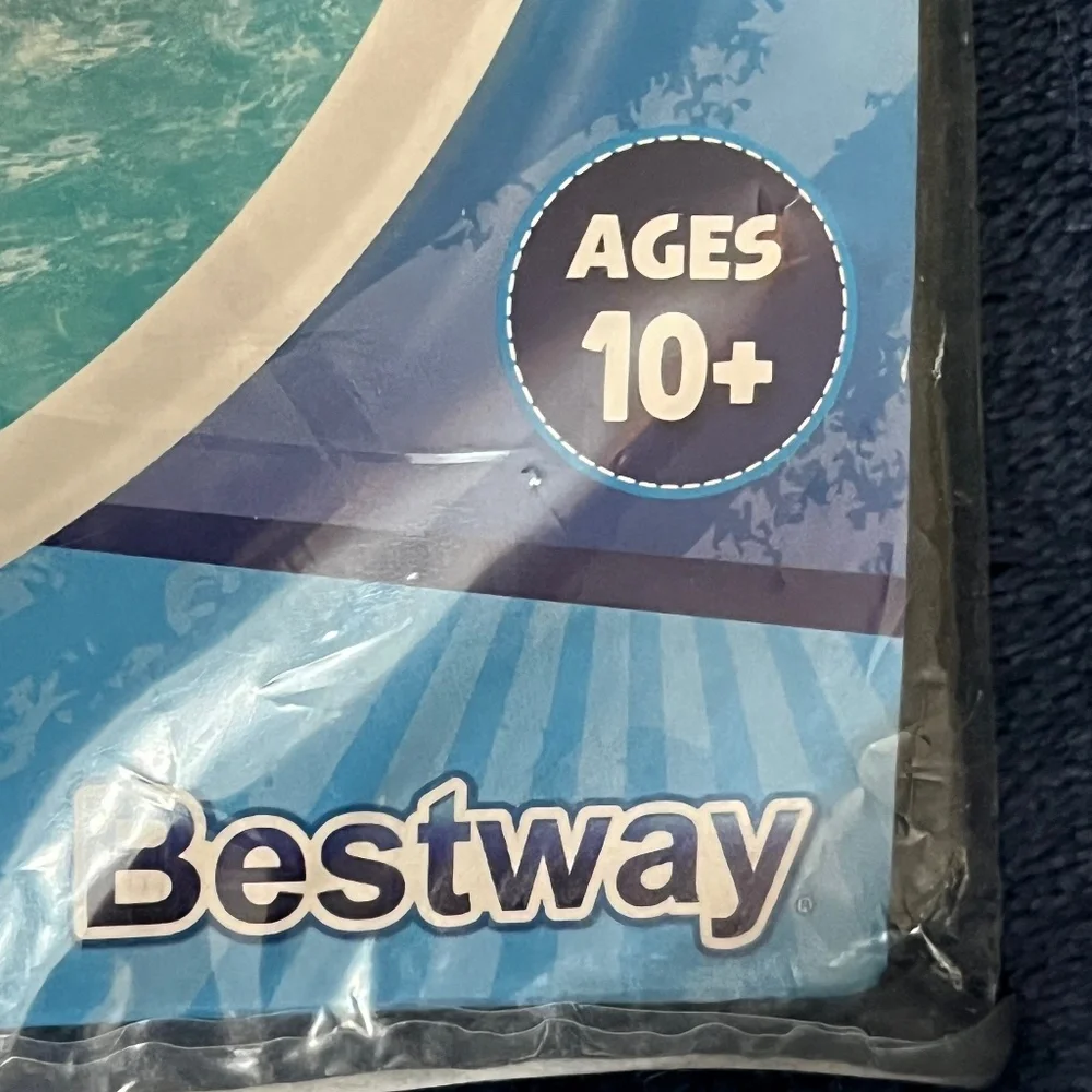 NEW Frosted Neon Green Swim Ring – Bestway H2O GO! – Ages 10+